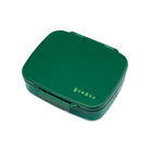 Prostokątny zielony lunchbox Yumbox Go z przezroczystym spodem