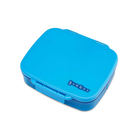 Szczelny błękitny pojemnik na lunch Yumbox Go Miami Blue do szkoły i pracy