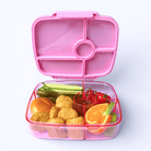Szczelny Yumbox Go z silikonową uszczelką w różowym kolorze
