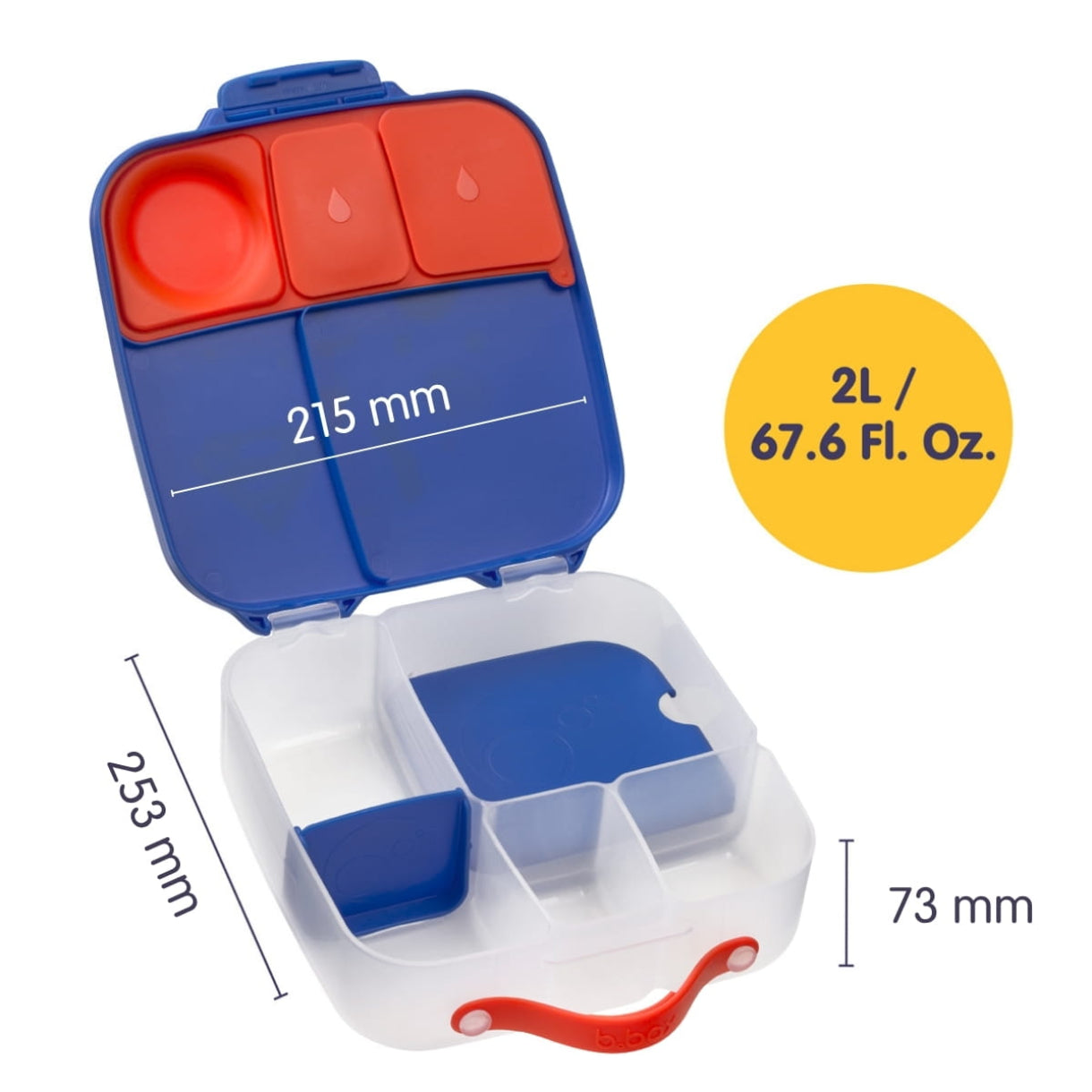 b-box Superman lunchbox – wielofunkcyjne pudełko na drugie śniadanie do szkoły