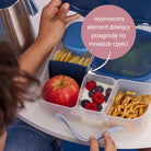 Duży lunchbox b.box z ruchomą przegrodą w kolorze Lemon Twist