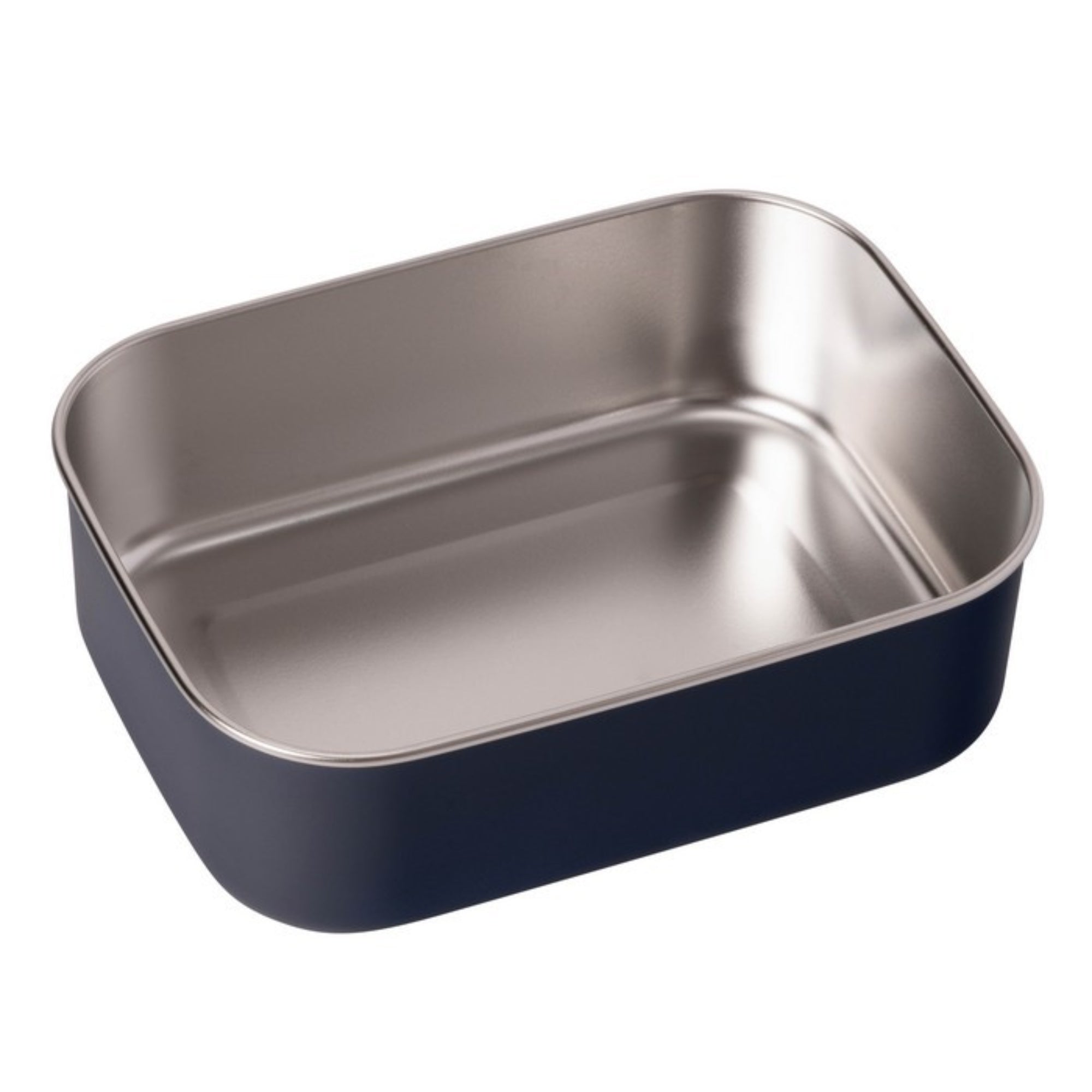 Lunchbox dla dzieci Lund London Ocean – granatowy pojemnik z przegródkami, stal nierdzewna, idealny do szkoły i przedszkola