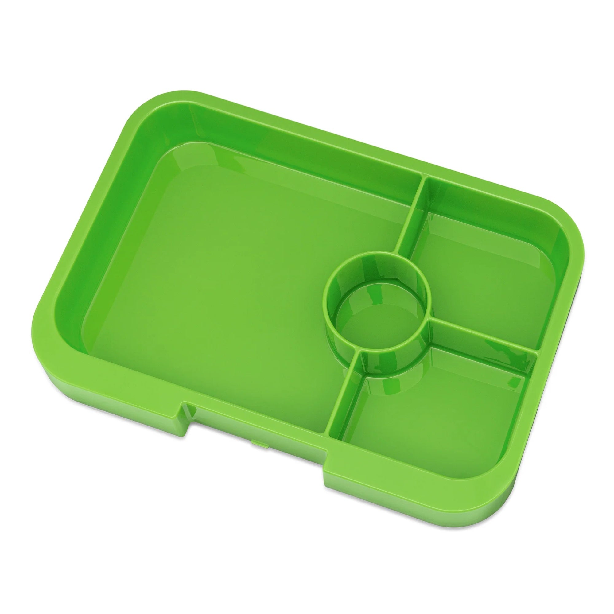 Lunchbox dla dzieci Yumbox Tapas Palm Green/Solid Lime – poręczna, trwała i bezpieczna śniadaniówka dla dzieci, kolor: zielony