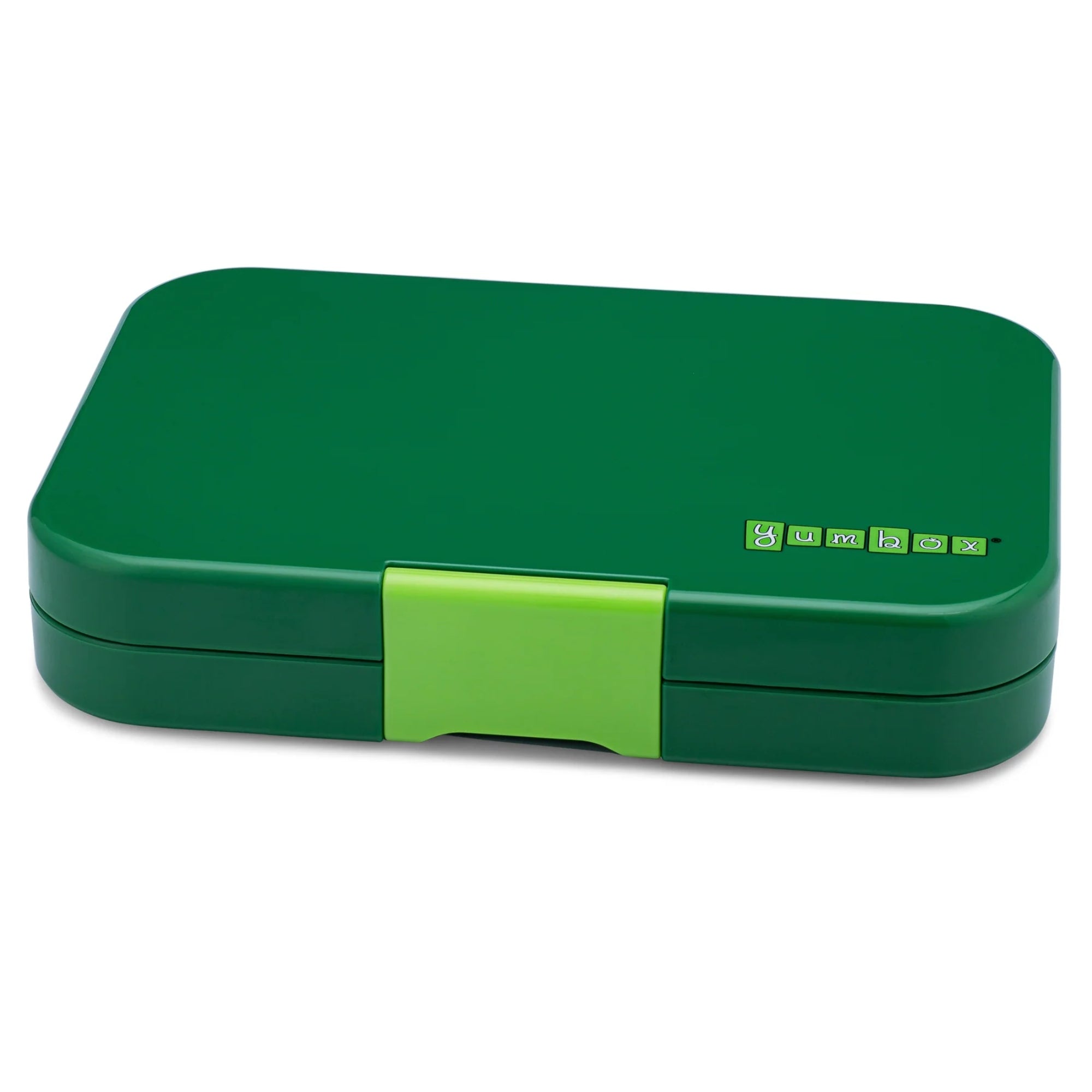 Lunchbox dla dzieci Yumbox Tapas Palm Green/Solid Lime – poręczna, trwała i bezpieczna śniadaniówka dla dzieci, kolor: zielony