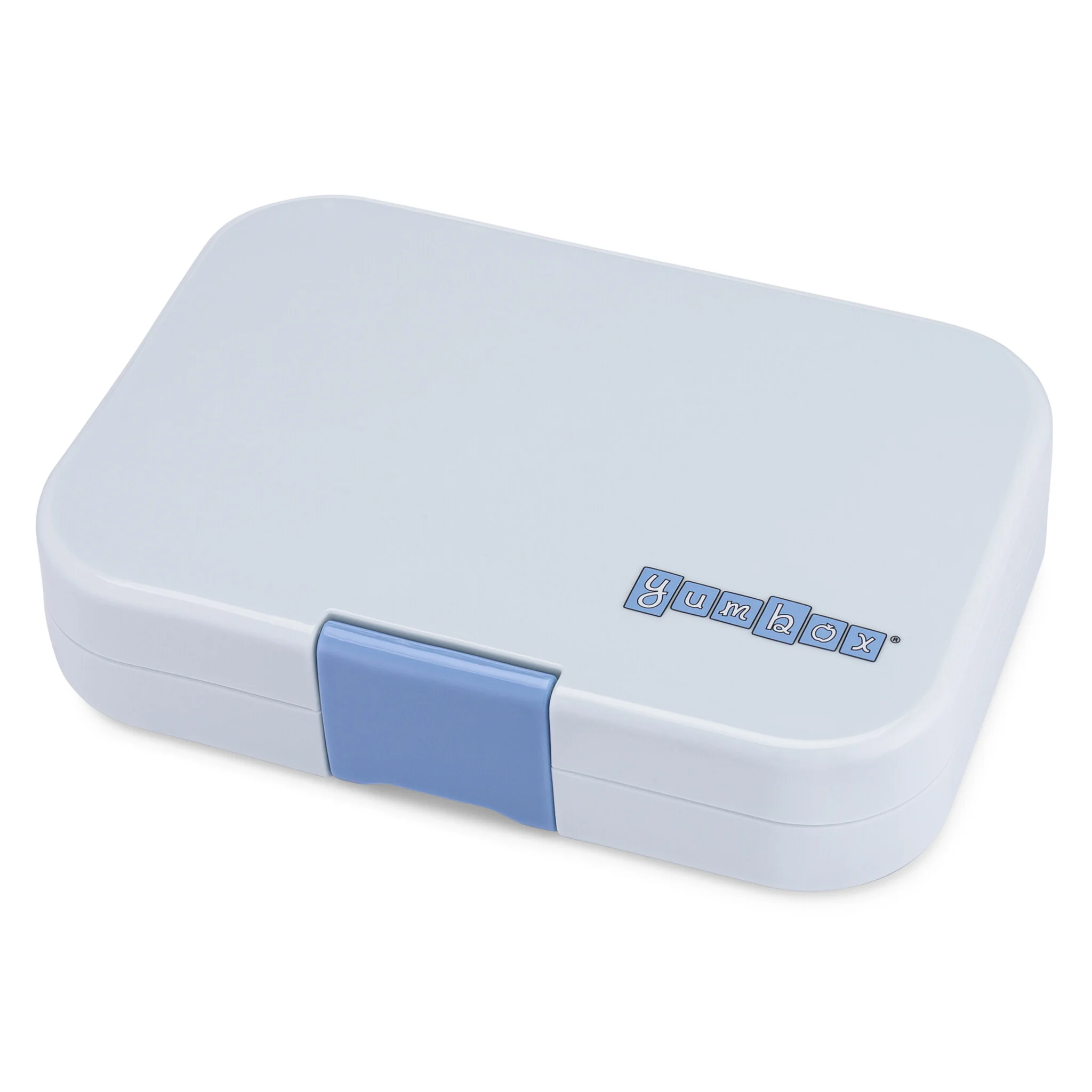 Yumbox Original Hazy Grey/Paris– lunchbox z 6 przegródkami, bezpieczny i idealny na różnorodne i szczelnie zapakowane posiłki, kolor: szary
