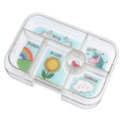 Yumbox Original Lavande Purple/Unicorn– lunchbox z 6 przegródkami, bezpieczny i idealny na różnorodne i szczelnie zapakowane posiłki, kolor: fioletowy