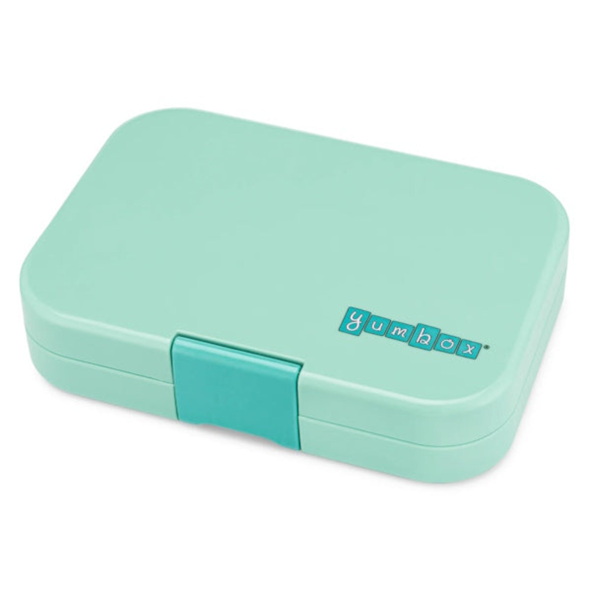 Yumbox Original Serene Aqua/Paris - lunchbox z 6 przegródkami, bezpieczny i idealny na różnorodne i szczelnie zapakowane posiłki, kolor: turkusowy