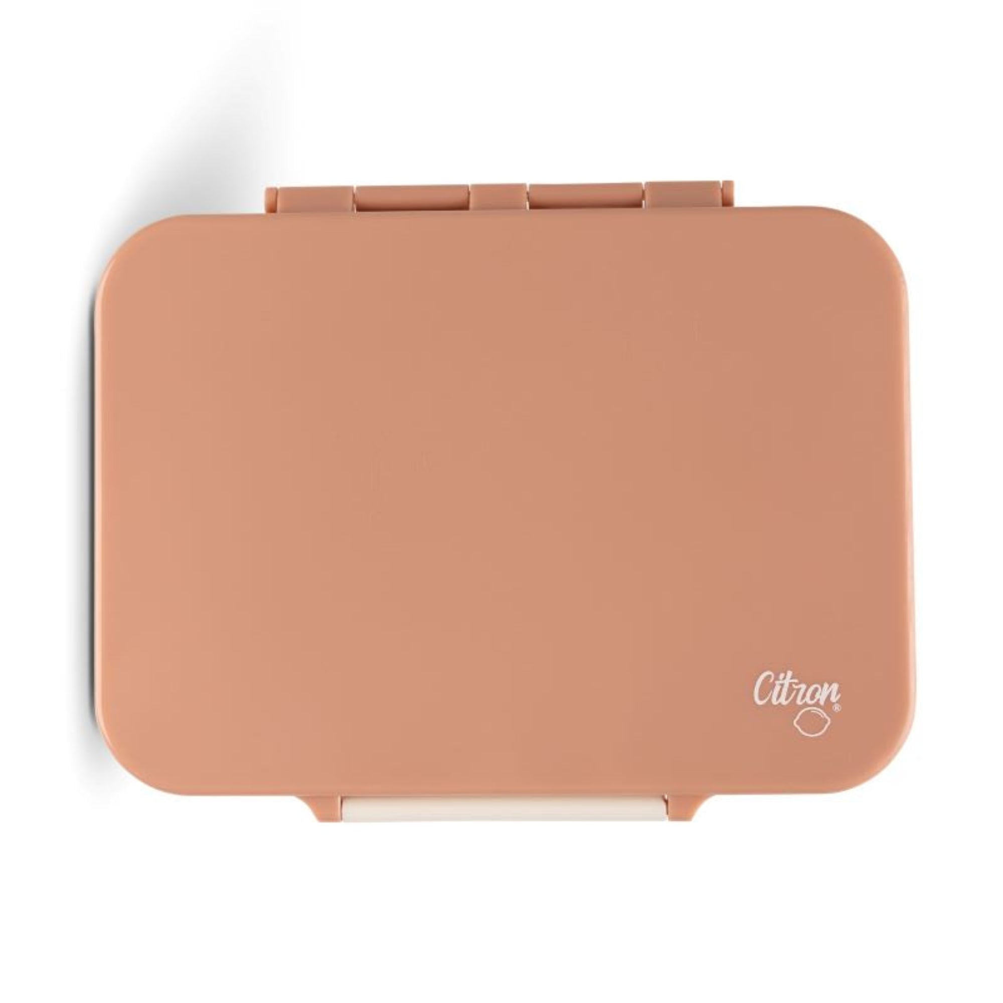 Lunchbox tritanowy Citron Blush Pink 4-komorowy, 700 ml – szczelny, lekki, bez BPA, z pojemnikiem na sos