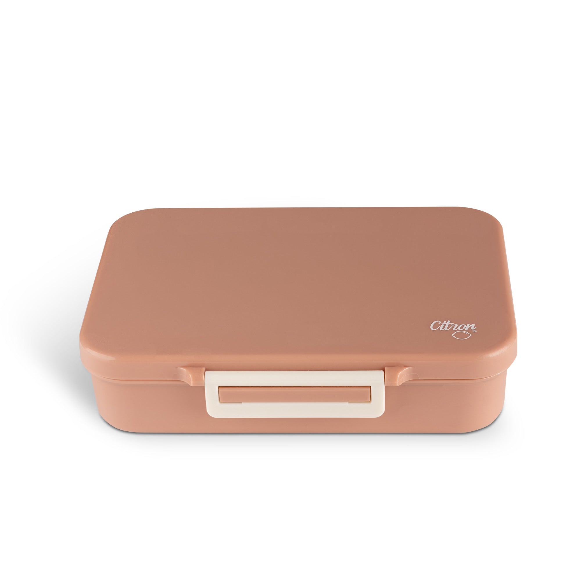 Lunchbox tritanowy Citron Blush Pink 4-komorowy, 700 ml – szczelny, lekki, bez BPA, z pojemnikiem na sos