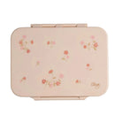Lunchbox tritanowy Citron Flowers 4-komorowy, 700 ml – szczelny, lekki, bez BPA, wzór: kwiatki, z pojemnikiem na sos