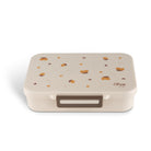 Lunchbox tritanowy Citron Lemon 4-komorowy, 700 ml – szczelny, lekki, bez BPA, wzór: cytryny, z pojemnikiem na sos