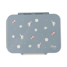 Lunchbox tritanowy Citron Spaceship 4-komorowy, 700 ml – szczelny, lekki, bez BPA, wzór: kosmos, z pojemnikiem na sos