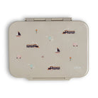 Lunchbox tritanowy Citron Vehicles 4-komorowy, 700 ml – szczelny, lekki, bez BPA, wzór: pojazdy, z pojemnikiem na sos