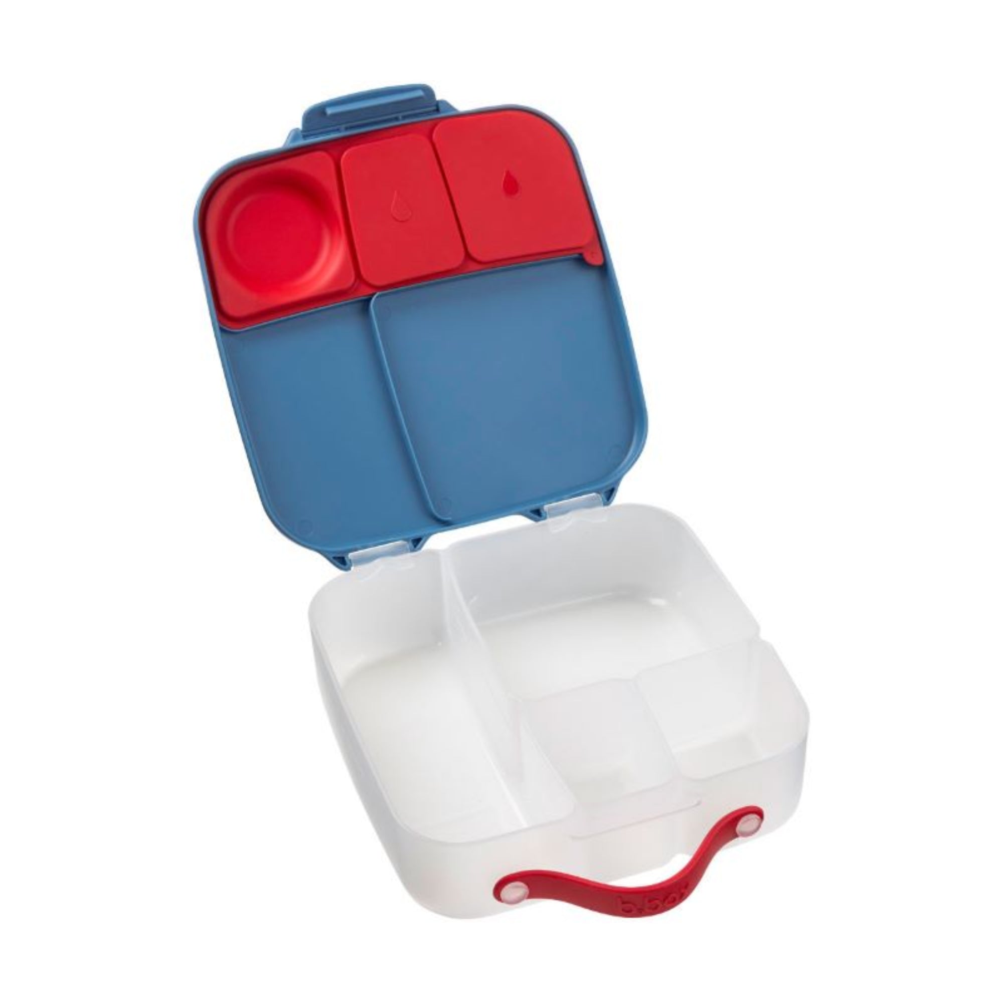 Lunchbox z przegródkami B.box  –  bez BPA, szczelny, pojemny i idealny na cały dzień, kolor: niebieski