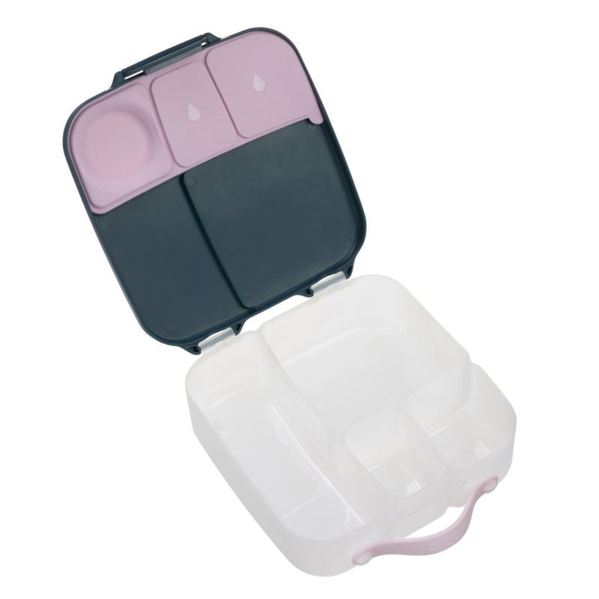 Lunchbox z przegródkami B.box  –  bez BPA, szczelny, pojemny i idealny na cały dzień, kolor: granatowy
