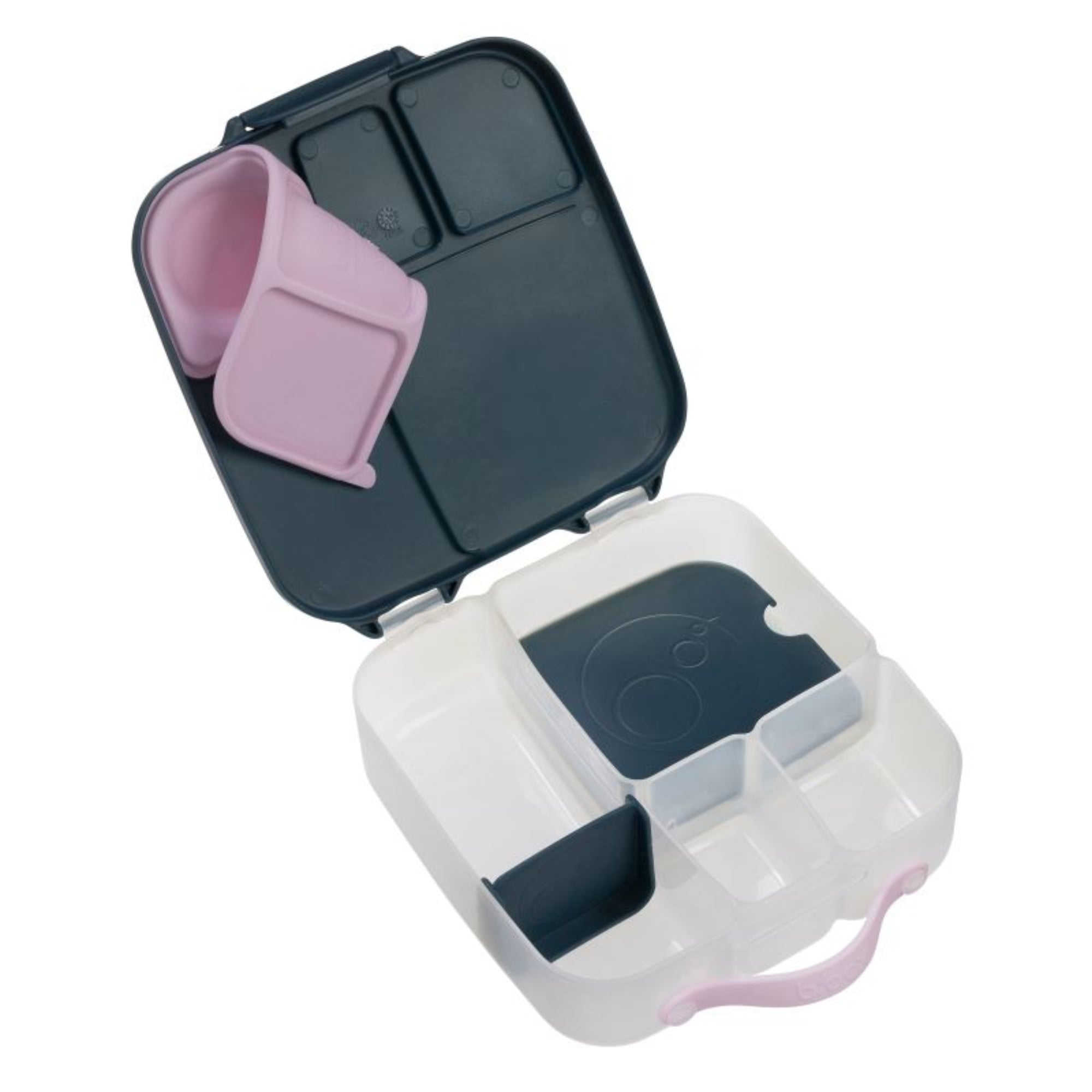 Lunchbox z przegródkami B.box  –  bez BPA, szczelny, pojemny i idealny na cały dzień, kolor: granatowy