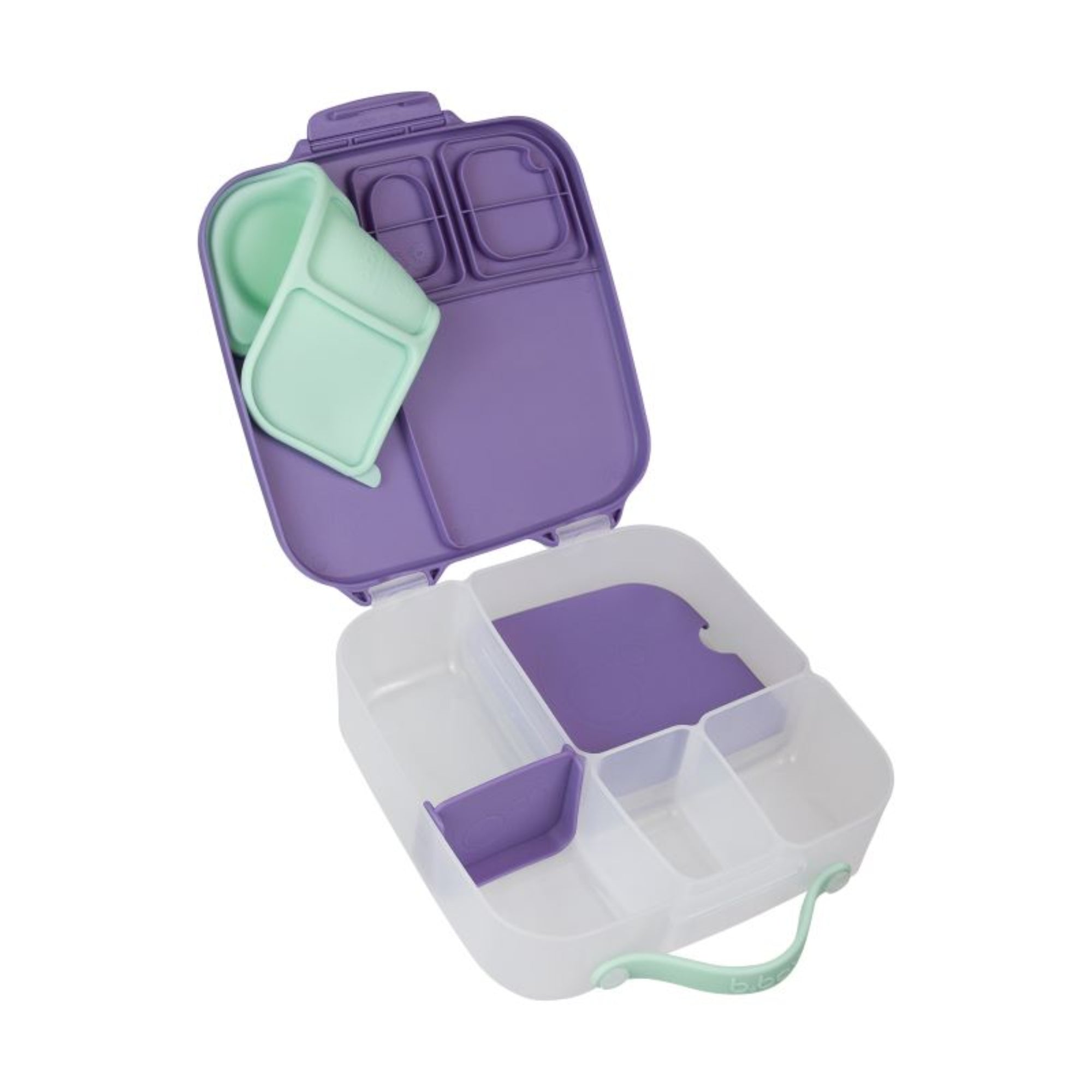 Lunchbox z przegródkami B.box  –  bez BPA, szczelny, pojemny i idealny na cały dzień, kolor: fioletowy