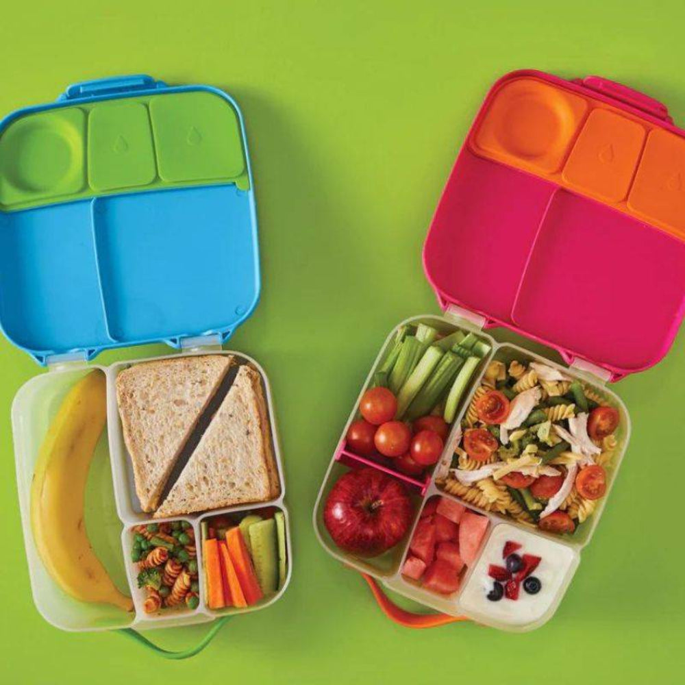 Lunchbox z przegródkami B.box  –  bez BPA, szczelny, pojemny i idealny na cały dzień, kolor: różowy