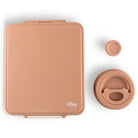 Grand Lunch Box Citron Blush Pink – śniadaniówka z 4 przegródkami i termosem, szczelna, stylowa i praktyczna