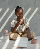 Grand Lunch Box Citron Cherry – śniadaniówka z 4 przegródkami i termosem, szczelna, stylowa i praktyczna, wzór: wiśnie