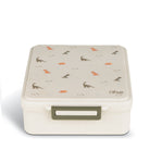 Grand Lunch Box Citron Dino – śniadaniówka z 4 przegródkami i termosem, szczelna, stylowa i praktyczna, wzór: dinozaury