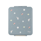 Grand Lunch Box Citron Spaceship – śniadaniówka z 4 przegródkami i termosem, szczelna, stylowa i praktyczna, wzór: kosmos