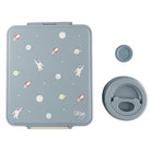 Grand Lunch Box Citron Spaceship – śniadaniówka z 4 przegródkami i termosem, szczelna, stylowa i praktyczna, wzór: kosmos