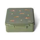 Grand Lunch Box Citron Tiger – śniadaniówka z 4 przegródkami i termosem, szczelna, stylowa i praktyczna, wzór: tygrysy