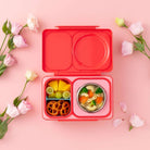 Lunchbox z termosem OmieBox Up Cherry Pink – szczelny, pojemny i stylowy, idealny do szkoły i pracy