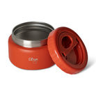 Termos Citron Small Food Jar Brick 250 ml – stal nierdzewna, szczelny, bez BPA, czerwony, dla dzieci i dorosłych, trzyma ciepło do 6h