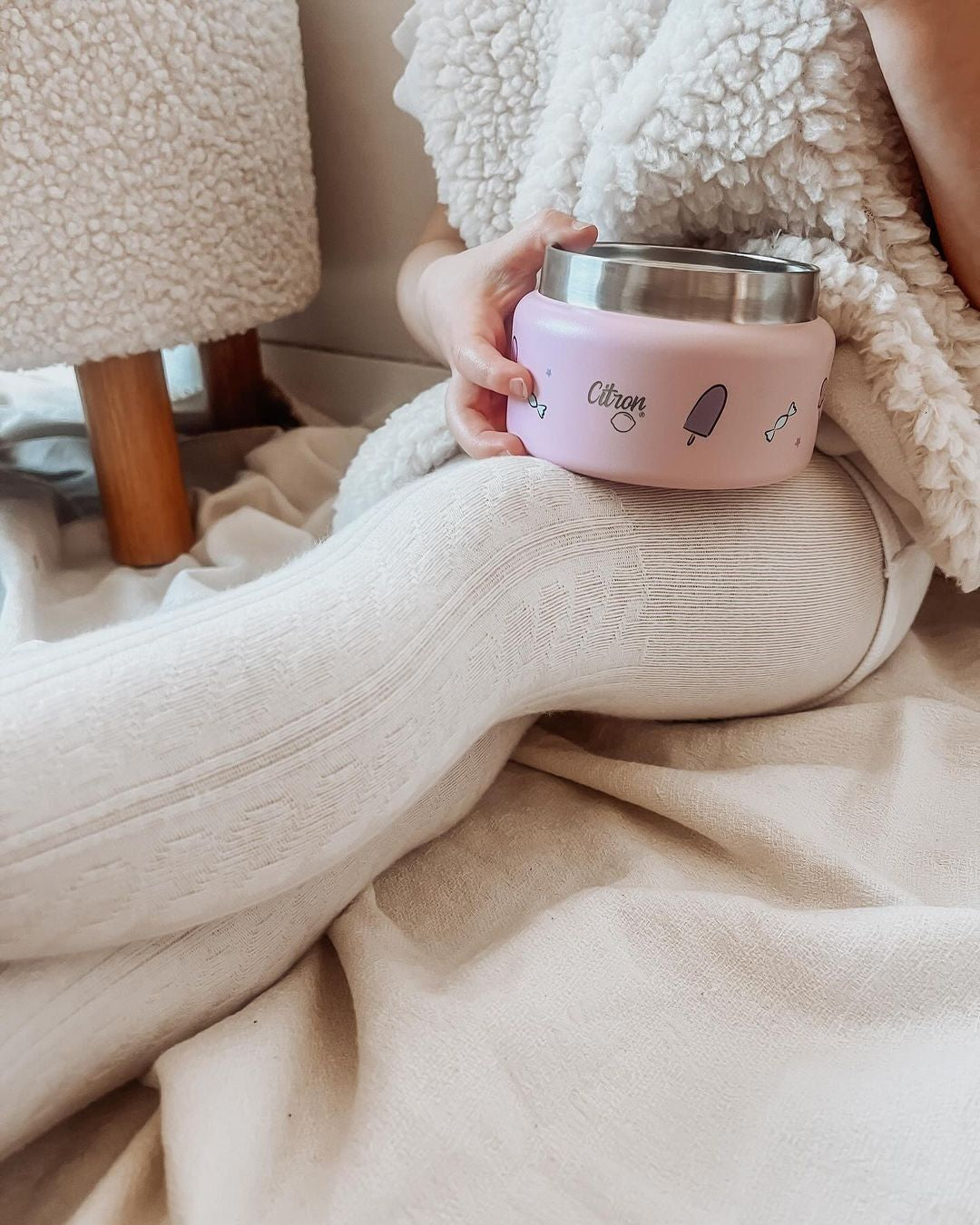 Termos Citron Small Food Jar Stormy Unicorn 250 ml – stal nierdzewna, szczelny, bez BPA, wzór jednorożce, dla dzieci i dorosłych, trzyma ciepło do 6h