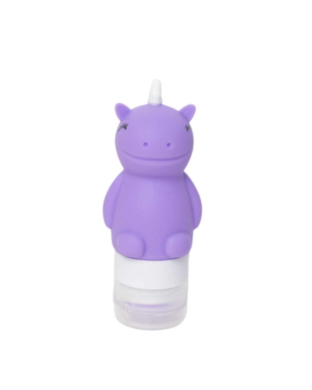 Mini butelki na sos Yumbox – kolorowe jednorożce, szczelne i łatwe w użyciu przez dzieci, kolor: fioletowy