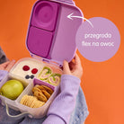 Kompaktowy b.box Mini Sugar Plum z elastyczną przegrodą
