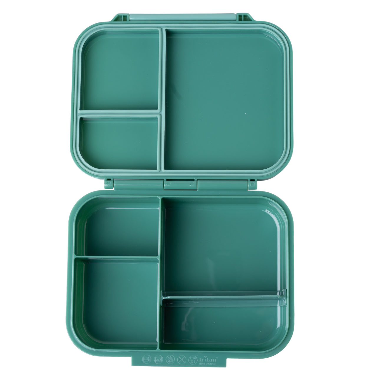 Lekkabox Classic Forest – lekka mini śniadaniówka z 3 przegródkami, szczelna i bez BPA, idealna do szkoły, przedszkola i pracy.