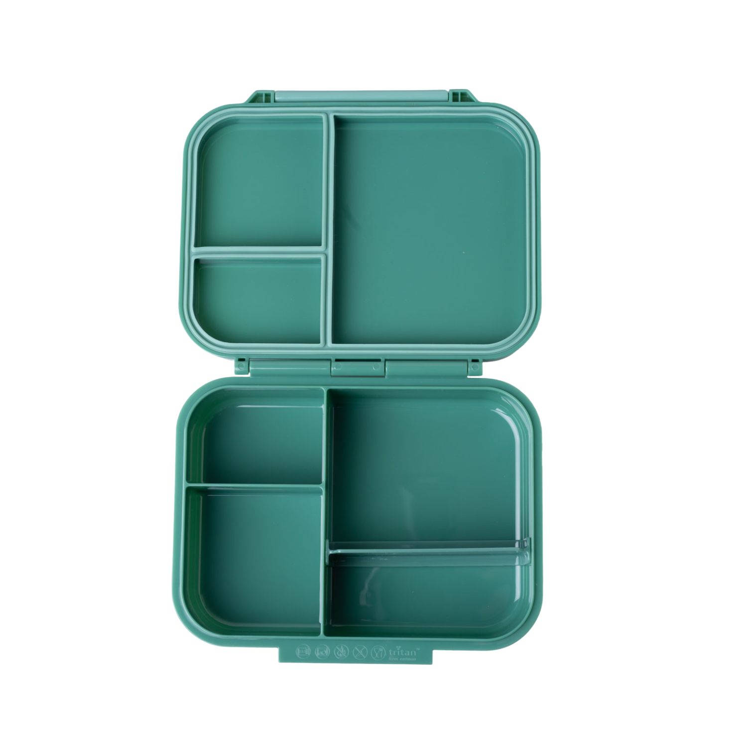 Lekkabox Classic Forest – lekka mini śniadaniówka z 3 przegródkami, szczelna i bez BPA, idealna do szkoły, przedszkola i pracy.