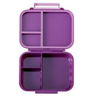 Lekkabox Classic Lilac – lekka mini śniadaniówka z 3 przegródkami, szczelna i bez BPA, idealna do szkoły, przedszkola i pracy, kolor: fioletowy