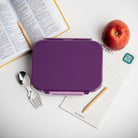 Lekkabox Classic Lilac – lekka mini śniadaniówka z 3 przegródkami, szczelna i bez BPA, idealna do szkoły, przedszkola i pracy, kolor: fioletowy