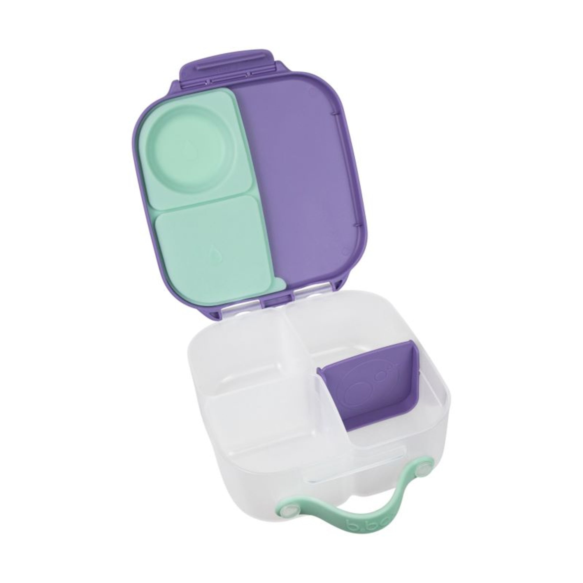 Mini lunchbox B.box – kompaktowy, szczelny i idealny na drugie śniadanie, kolor: fioletowy
