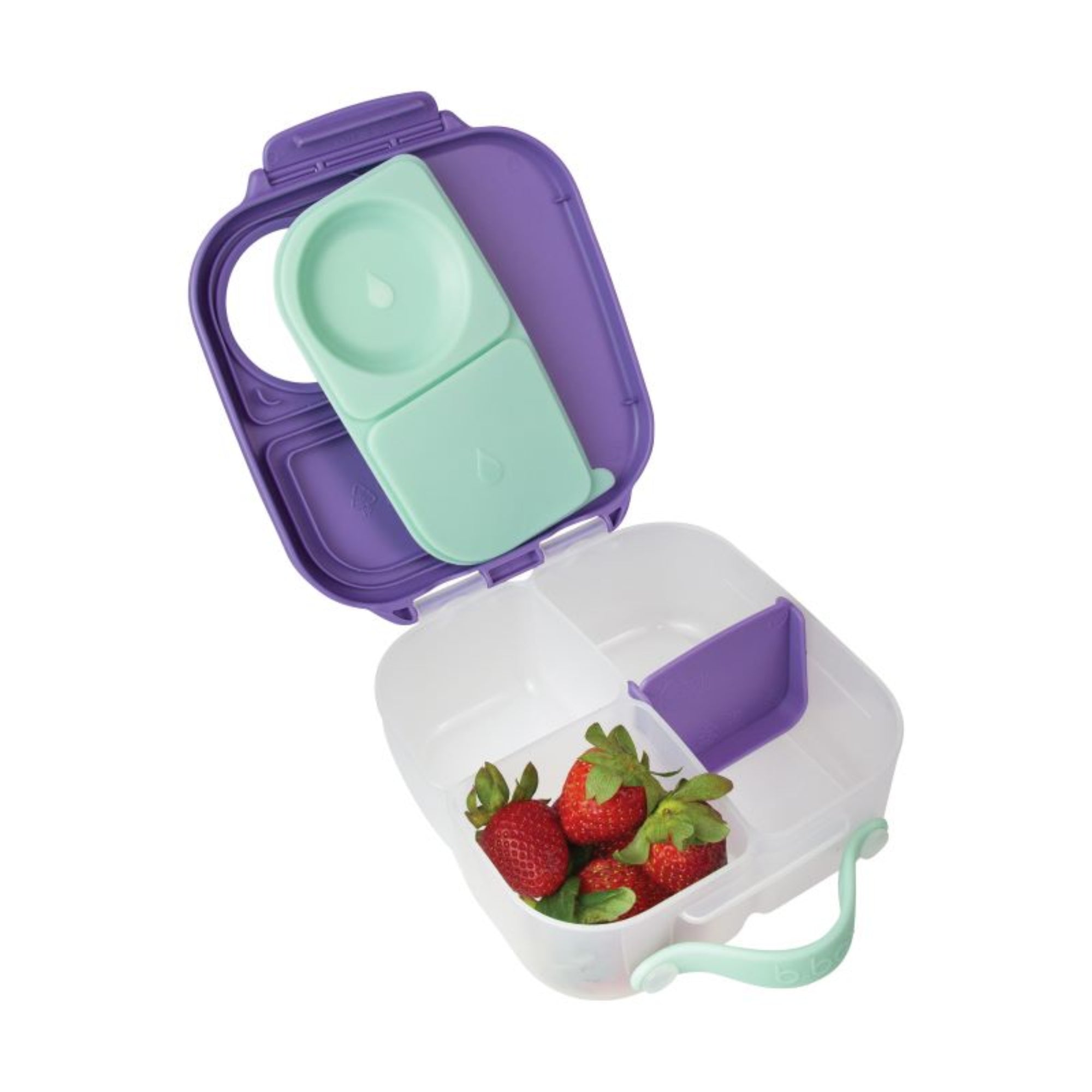 Mini lunchbox B.box – kompaktowy, szczelny i idealny na drugie śniadanie, kolor: fioletowy