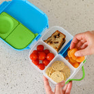 Mini lunchbox B.box – kompaktowy, szczelny i idealny na drugie śniadanie, kolor: niebieski