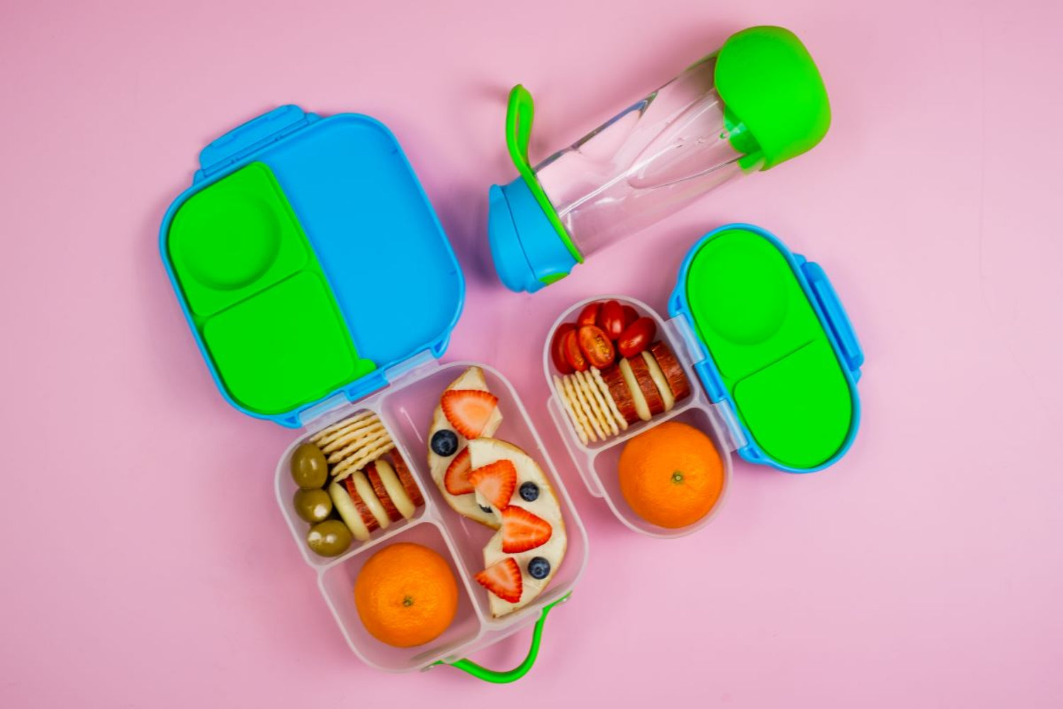 Mini lunchbox B.box – kompaktowy, szczelny i idealny na drugie śniadanie, kolor: niebieski