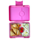 Yumbox Snack mini-lunchbox Power Pink/Rainbow – kompaktowy lunchbox z 3 przegródkami i szczelną pokrywką dla dzieci, kolor: różowy
