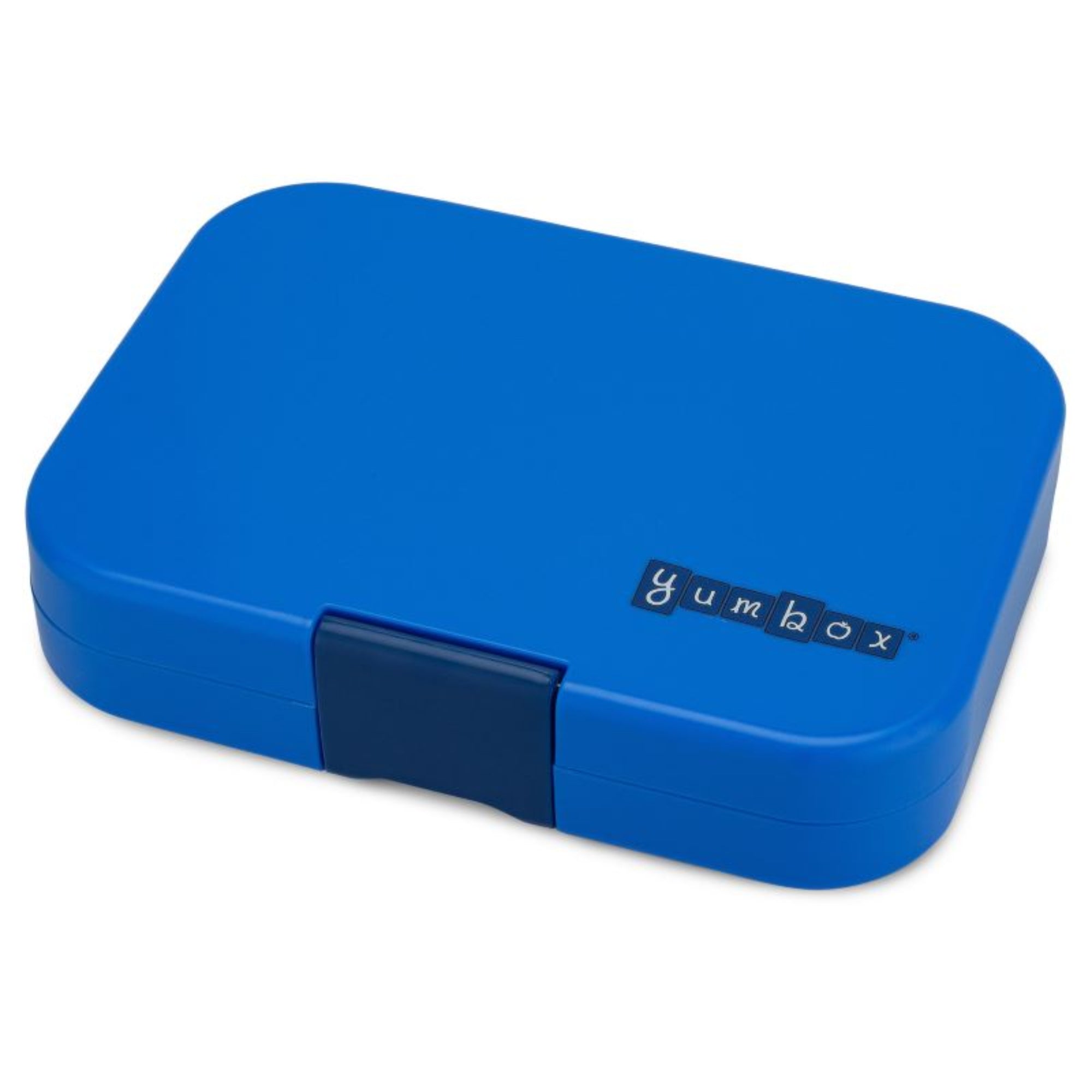 Yumbox Snack mini-lunchbox Surf Blue/Rocket– kompaktowy lunchbox z 3 przegródkami i szczelną pokrywką dla dzieci, kolor: granatowy
