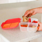 Mini lunchbox B.box – kompaktowy, szczelny i idealny na drugie śniadanie, kolor: różowy