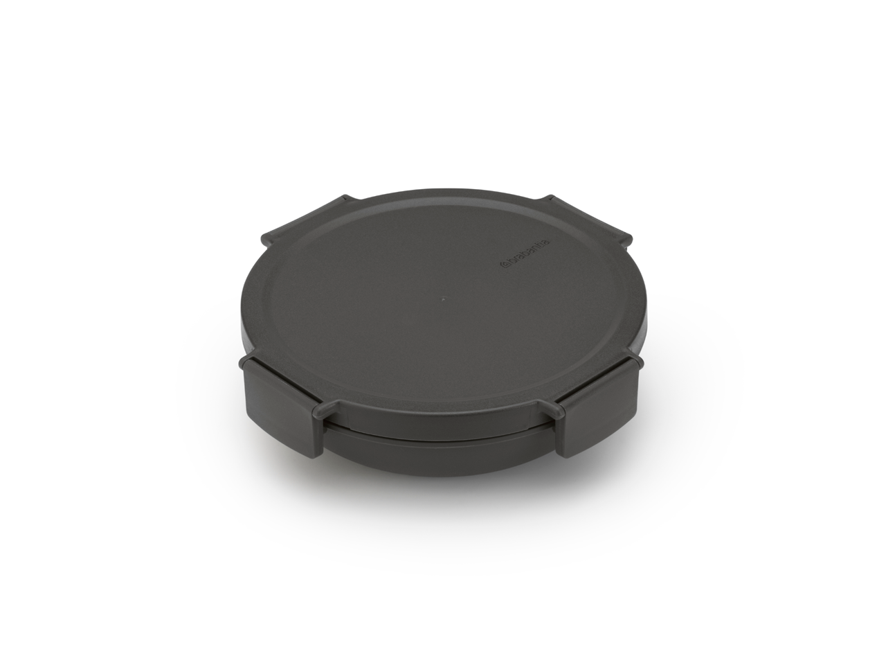 Miska na sałatkę Make & Take Brabantia  – szczelna, pojemna 1 L, do mikrofalówki, zamrażarki i zmywarki, idealna do pracy i szkoły, kolor: grafitowy