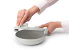 Miska na sałatkę Make & Take Brabantia  – szczelna, pojemna 1 L, do mikrofalówki, zamrażarki i zmywarki, idealna do pracy i szkoły, kolor: szary