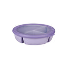 Mepal Cirqula Bento miska z przegródkami – 3 komory, szczelna pokrywka, kolor: vivid lilac