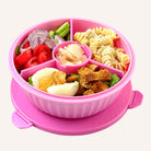 Pojemnik z przegródkami Yumbox Poke Bowl Guava Pink – 1l pojemności, szczelna pokrywka, bezpieczny i funkcjonalny, kolor: różowy