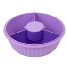 Pojemnik z przegródkami Yumbox Poke Bowl Maui Purple – 1l pojemności, szczelna pokrywka, bezpieczny i funkcjonalny, kolor: fioletowy