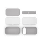 Monbento Strip Original Grey Coton – elastyczna, wytrzymała opaska do lunchboxa Monbento Original i Square, łatwa w wymianie, stylowa, kolor: szary